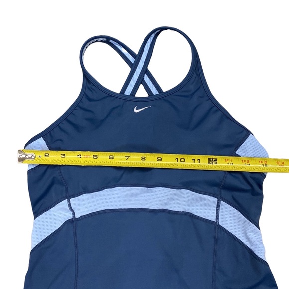 NIKE Women’s 2 Two Piece Tankini Set, Two Tone Blue - Picture 7 of 12